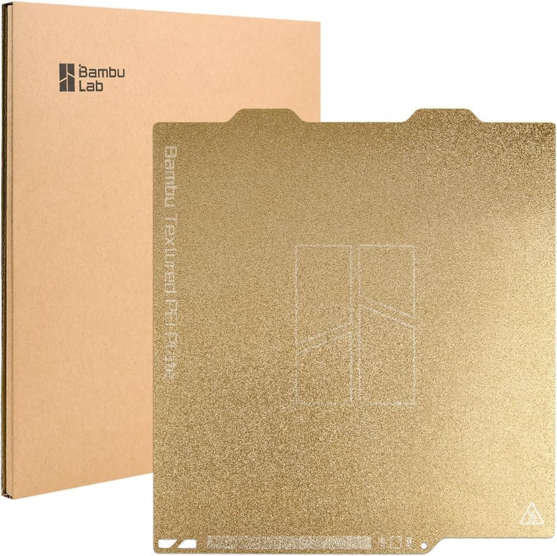 DCTOOLS Bamboo Lab Original Dual Side Textured PEI 3D Printer Build Plate 184x184MM Spring Steel Plate for Bambu Lab A1 MINI 3D Printer - Image 1